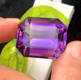 Octagon Cut Purple Color Amethyst Gemstone, Loose Gemstone, Amethyst Faceted Cut Stone for Jewelry Making, Gemstone Jewelry - 72.20 CT